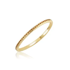 14k Erica Milgrain Ring