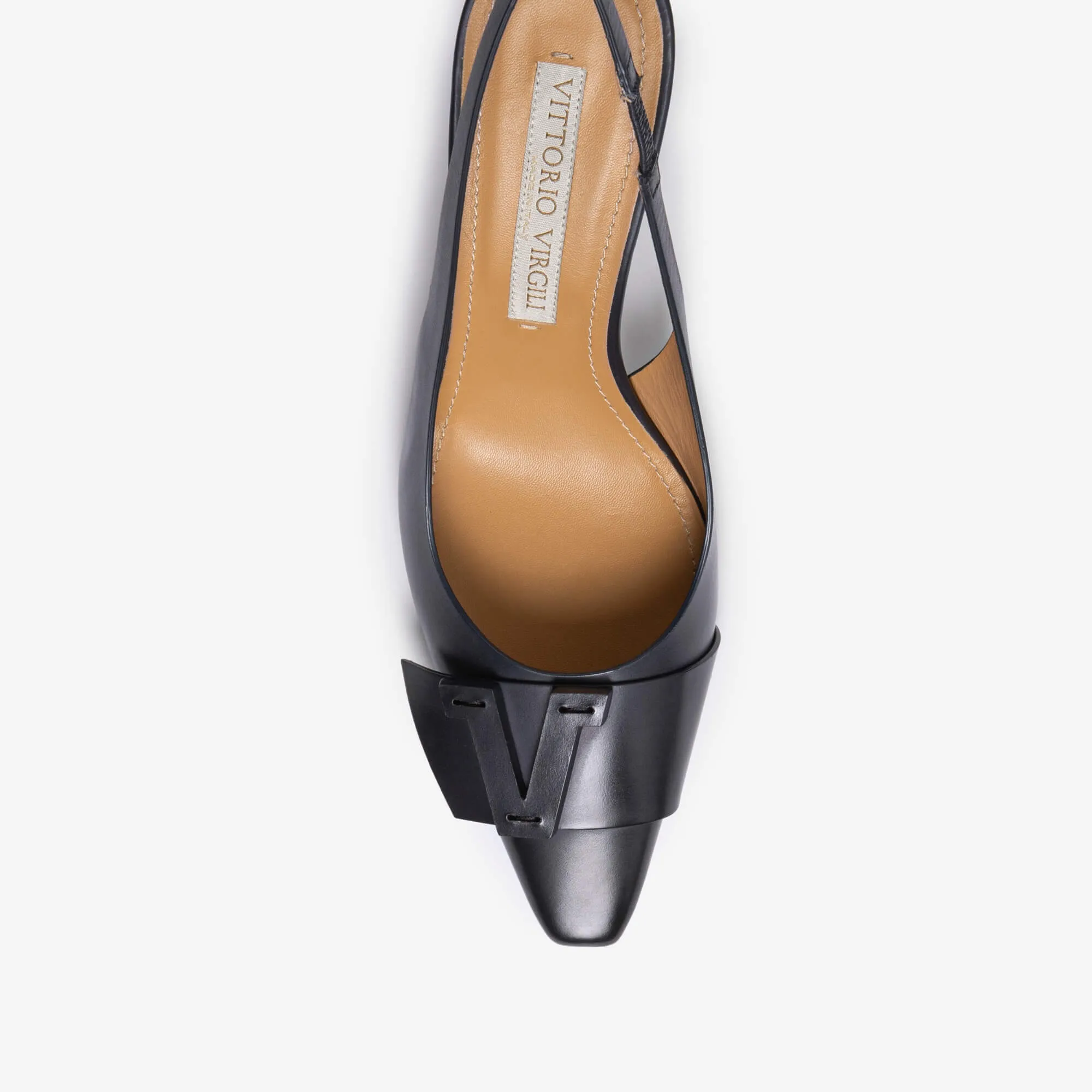 Aquilia | Women's leather sling back décolleté