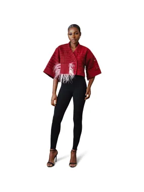 Aso Oke Crop Jacket