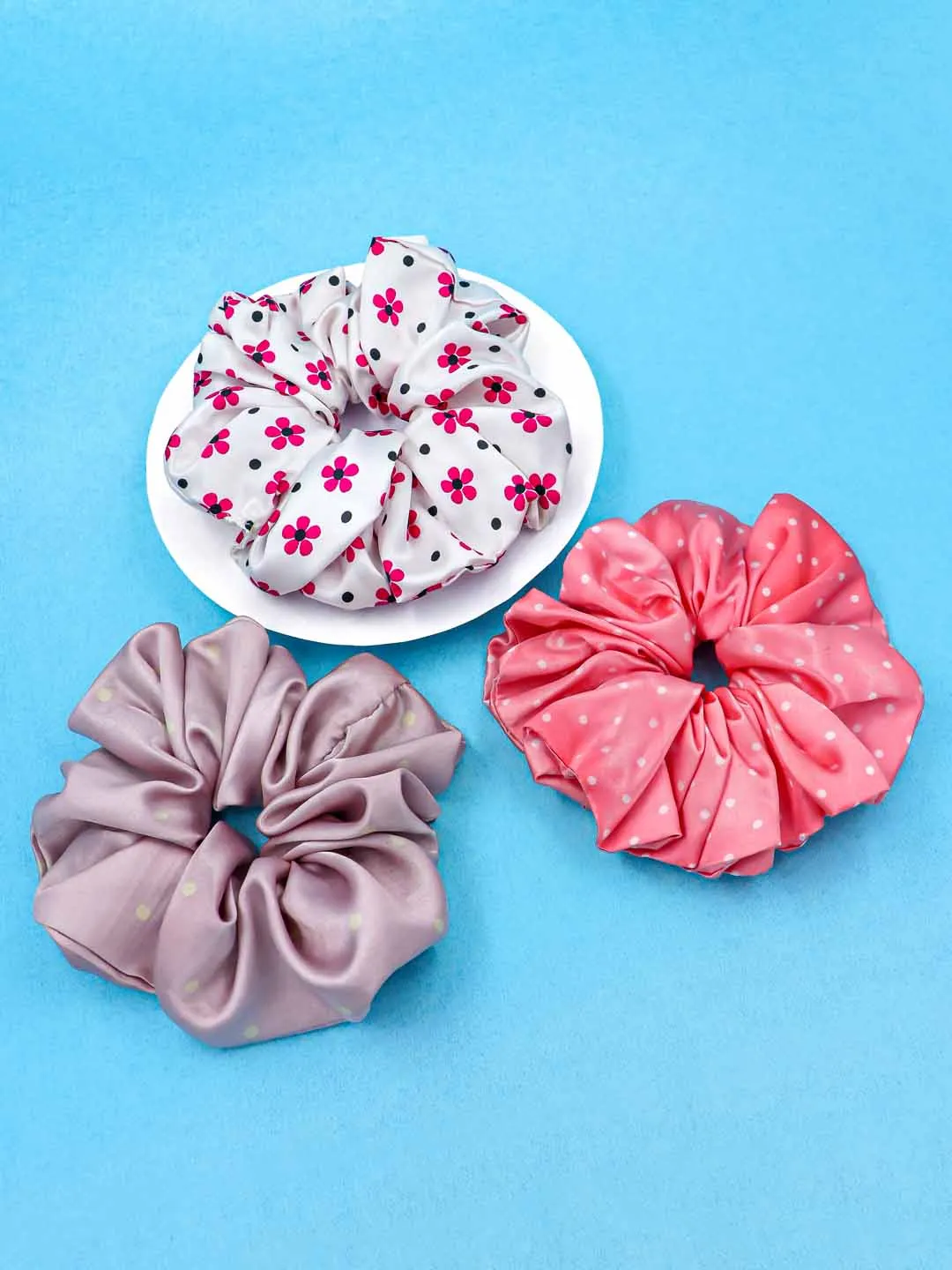 Assorted Scrunchies Set of 3 (small)