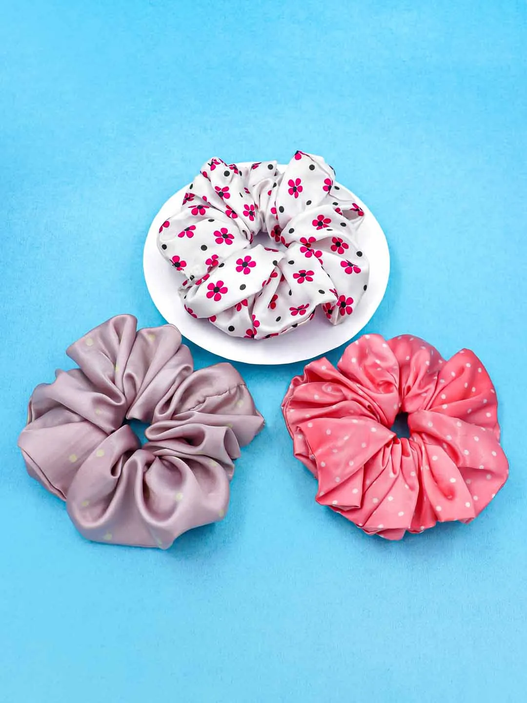 Assorted Scrunchies Set of 3 (small)