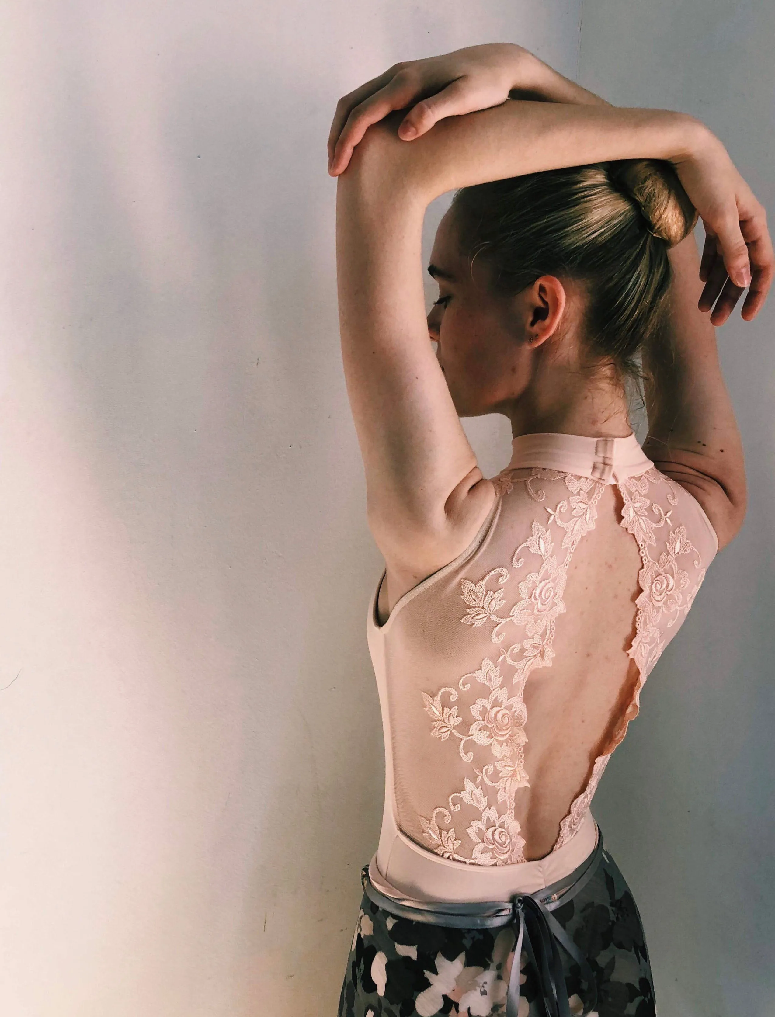 Ballet Rosa Amelie lace back leotard