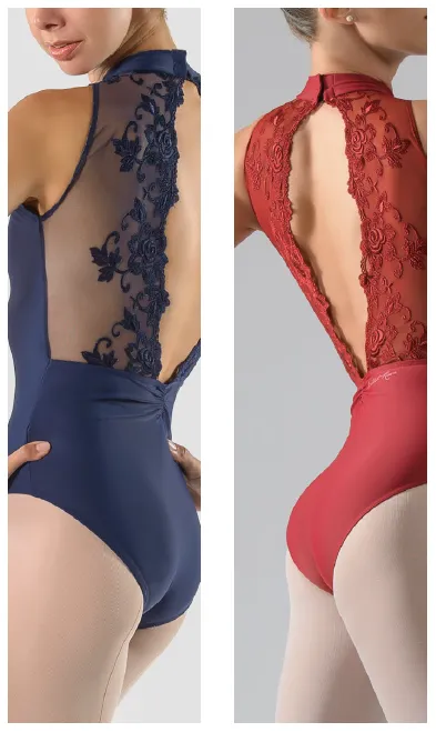 Ballet Rosa Amelie lace back leotard