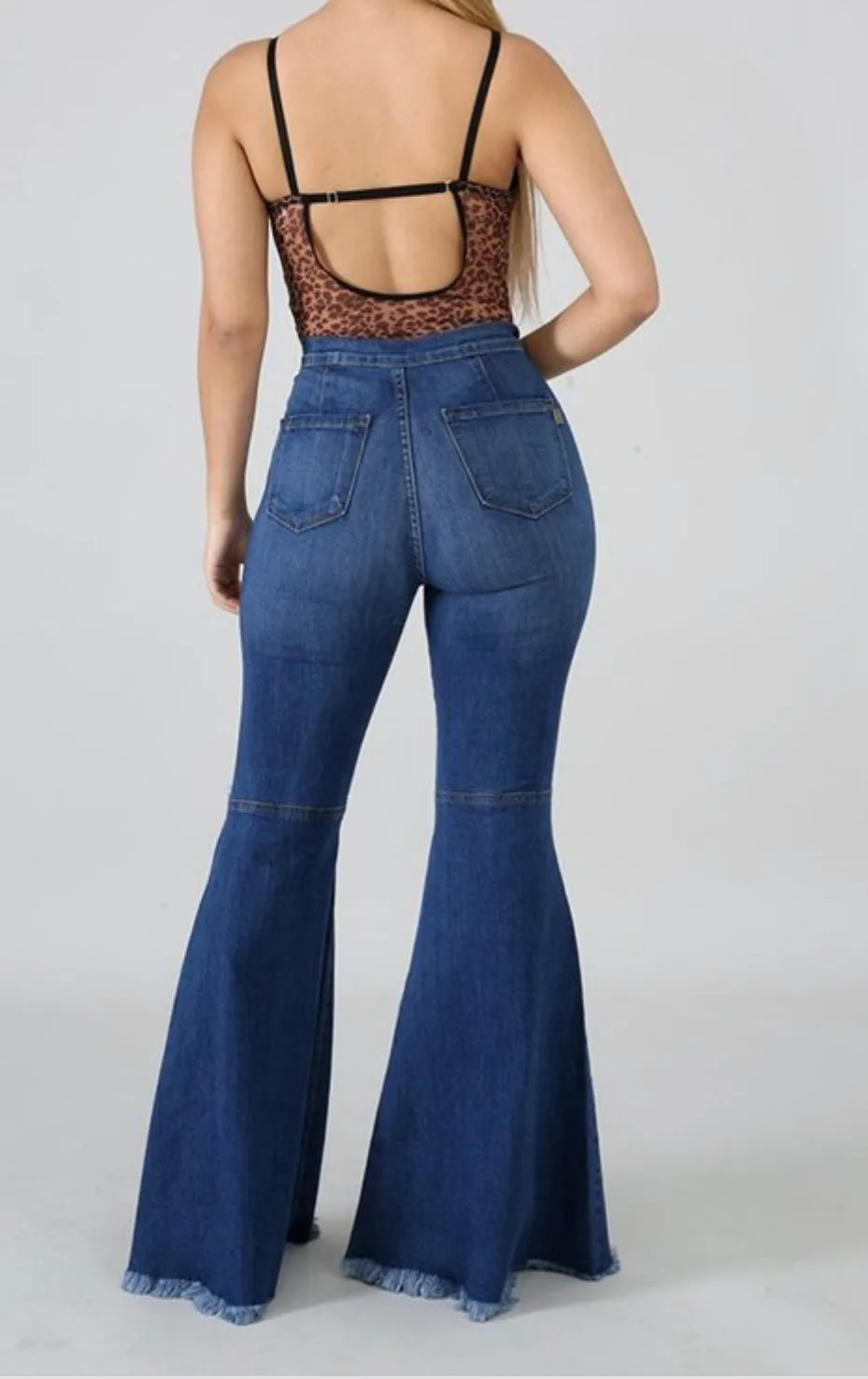 Belliscious Life High Waist Bell Bottom Jeans