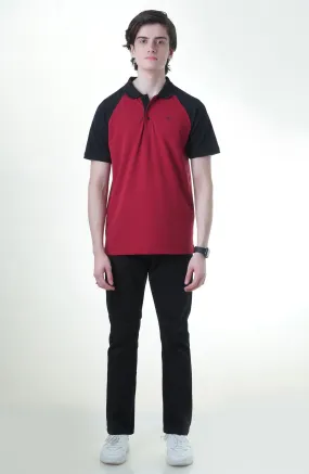 Black Cross Polo Shirt