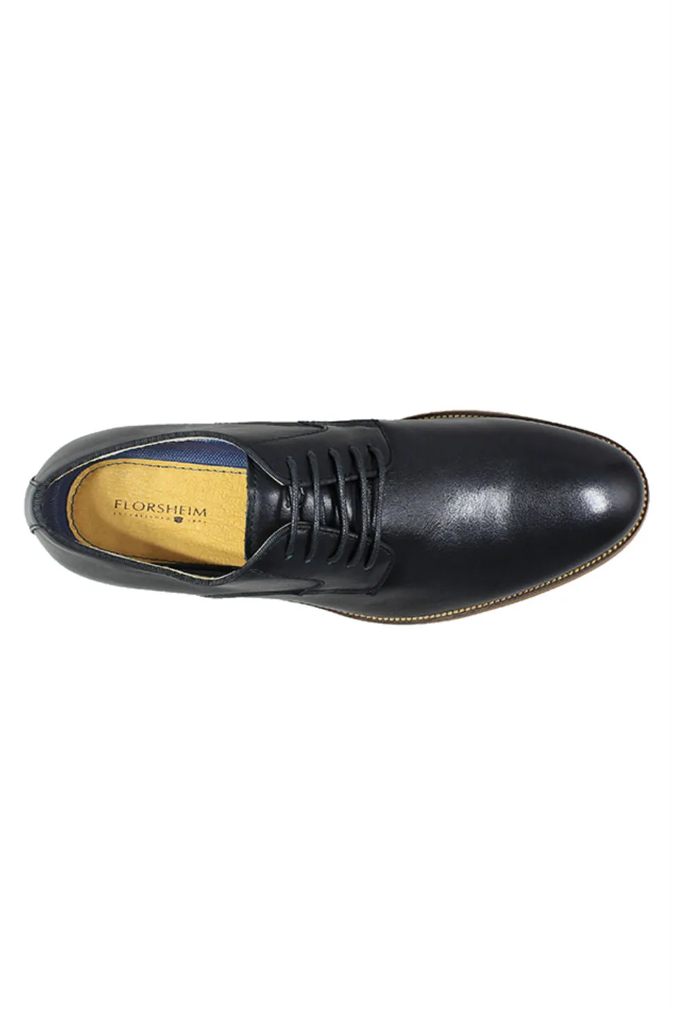 BLAZE PLAIN TOE OXFORD - BLACK