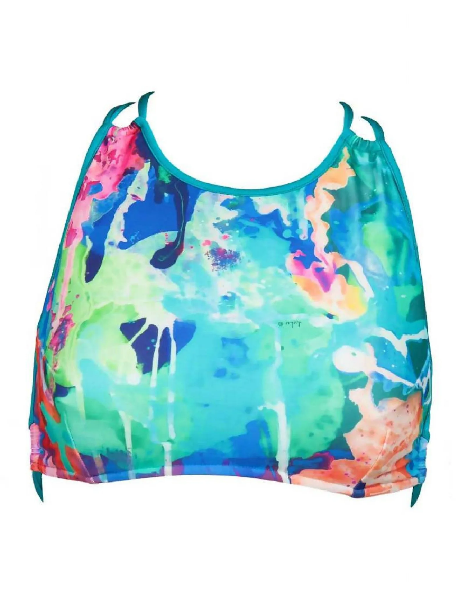 Bleue Robb And Lulu Seaweed Jungle High Neck Halter