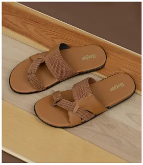 BM4729-TAN-Men Chappal