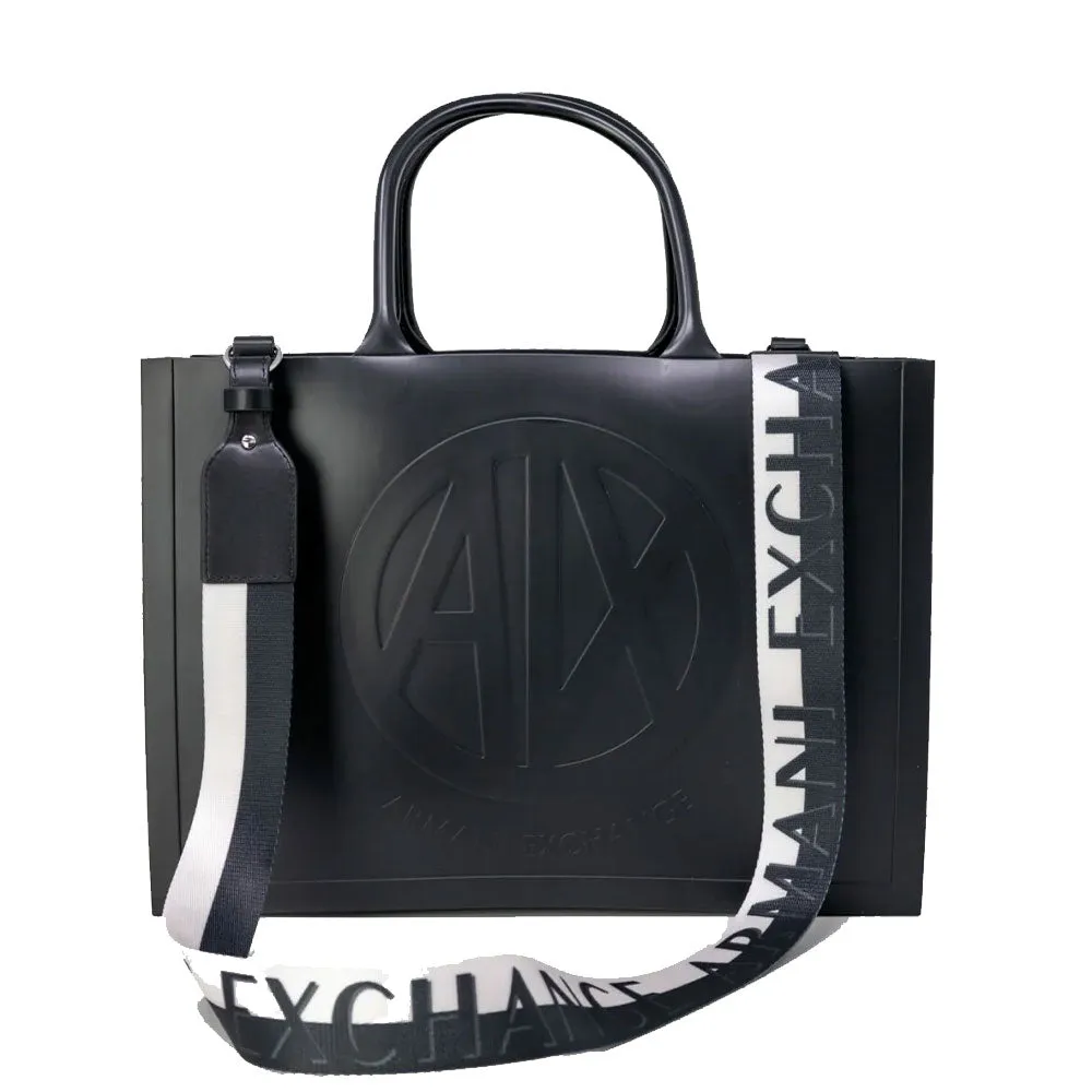 Borsa Donna a Mano con Tracolla ARMANI EXCHANGE Colore Nero