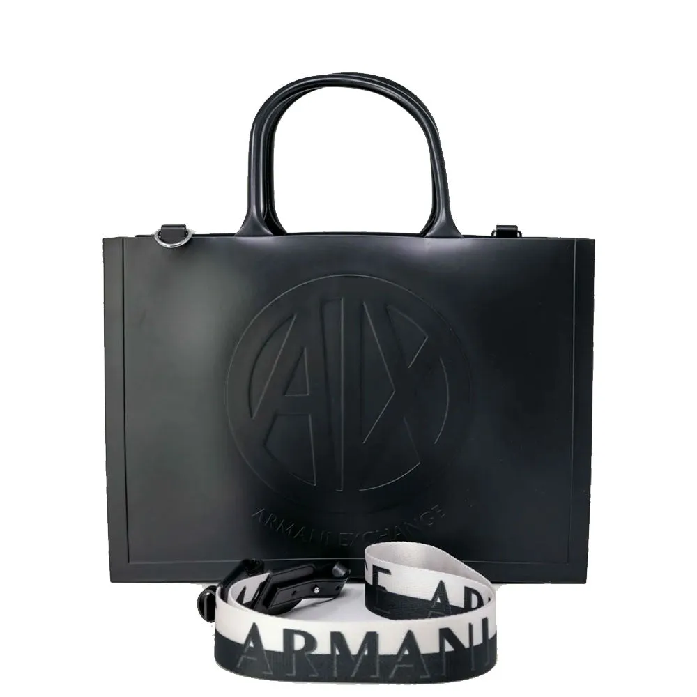 Borsa Donna a Mano con Tracolla ARMANI EXCHANGE Colore Nero