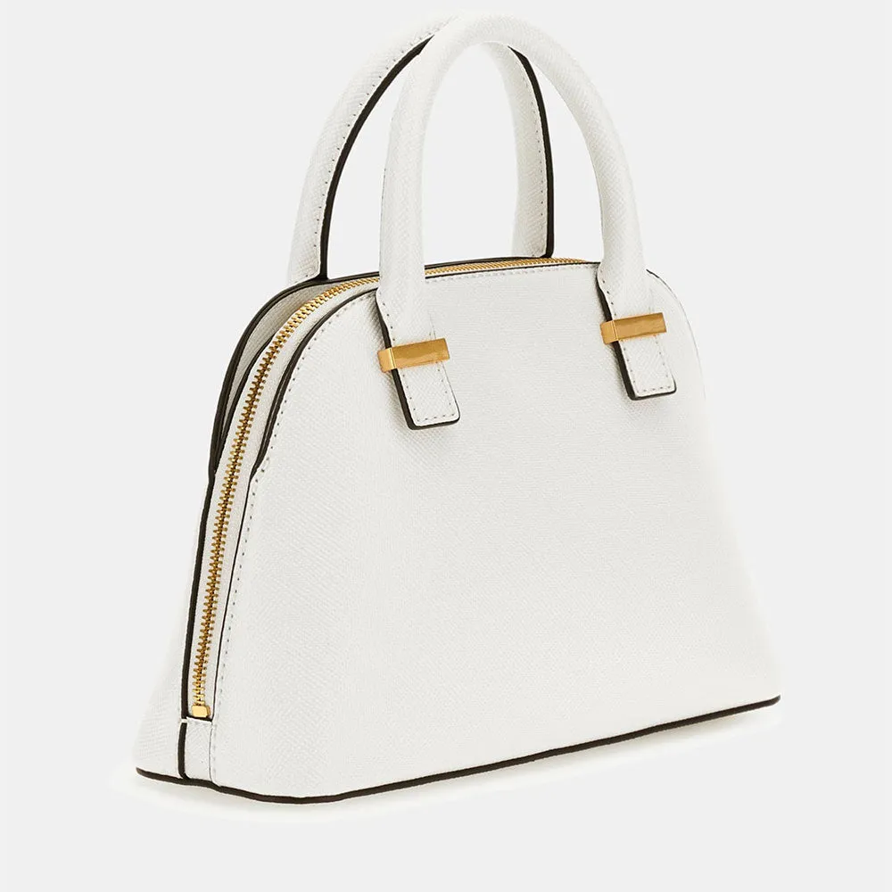 Borsa Donna a Mano GUESS Linea Lossie Colore Bianco