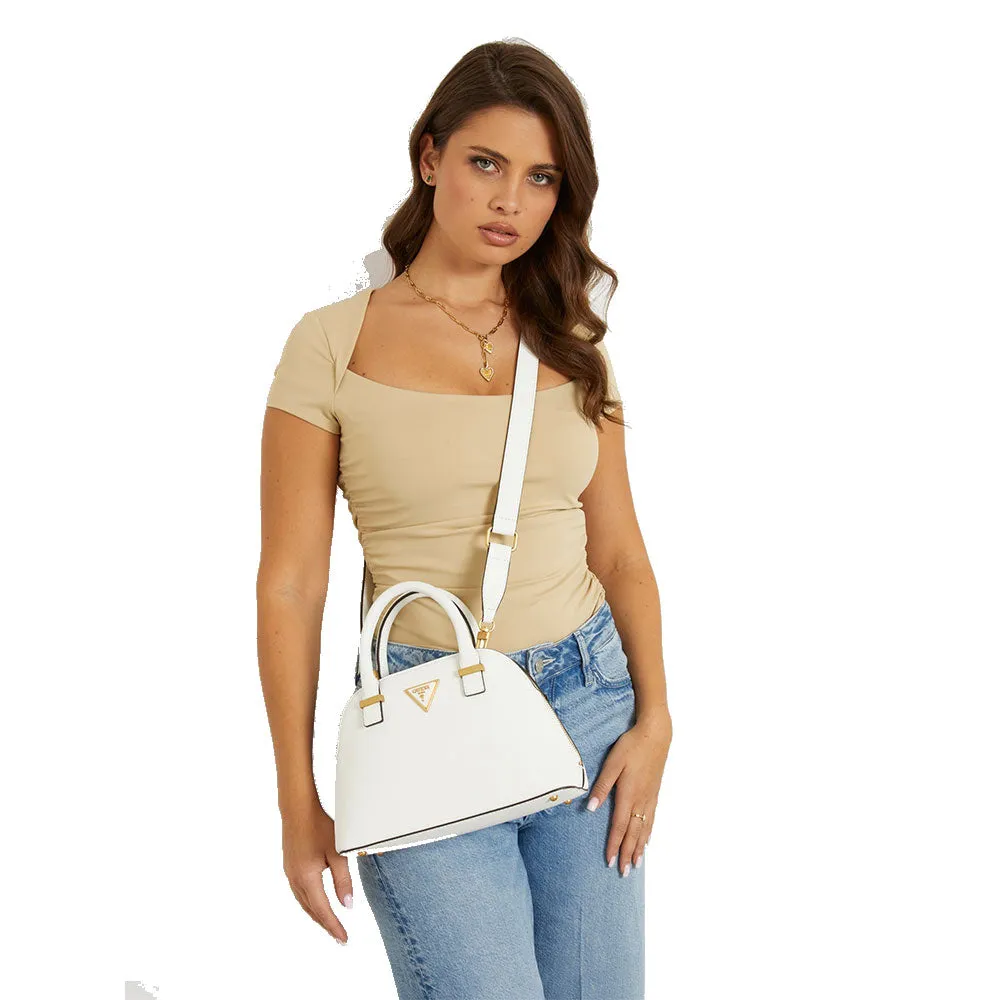 Borsa Donna a Mano GUESS Linea Lossie Colore Bianco