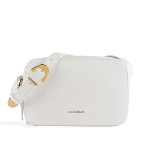 Borsa Donna a Tracolla COCCINELLE in Pelle linea Gleen colore Brillant White