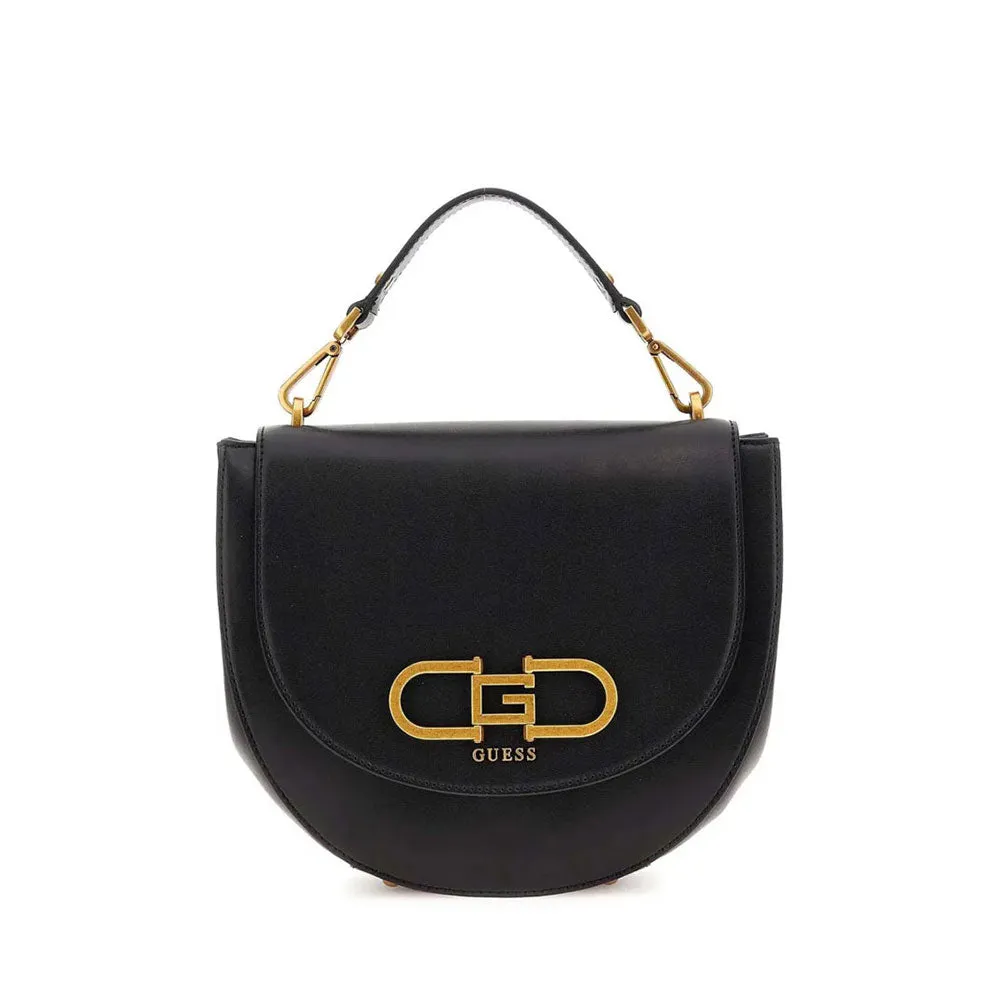 Borsa Donna Piccola a Mano con Tracolla GUESS Linea Fleet Colore Black