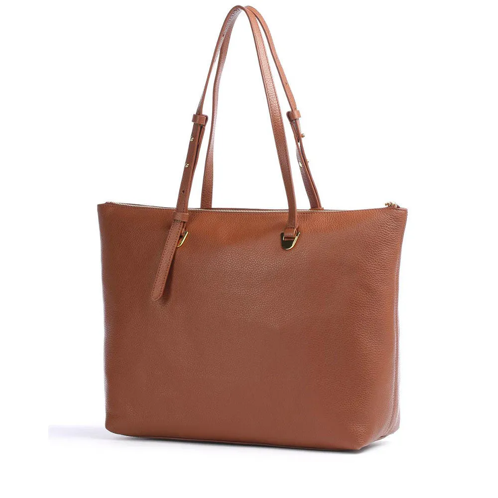 Borsa Shopping COCCINELLE Linea Lea in Pelle Brule