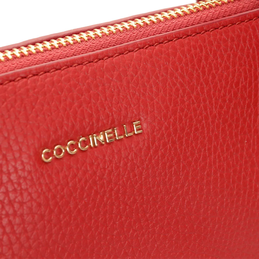 Borsa Shopping COCCINELLE Linea Lea in Pelle Ruby