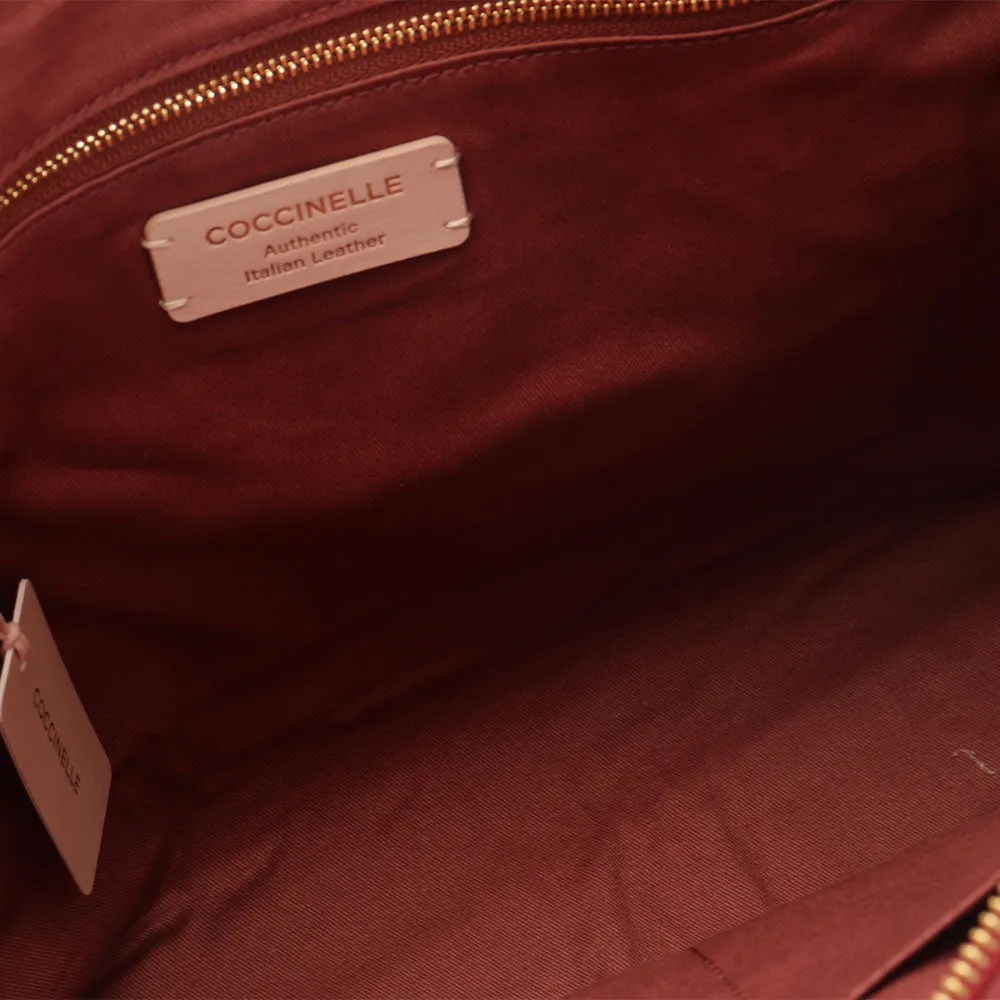 Borsa Shopping COCCINELLE Linea Lea in Pelle Ruby