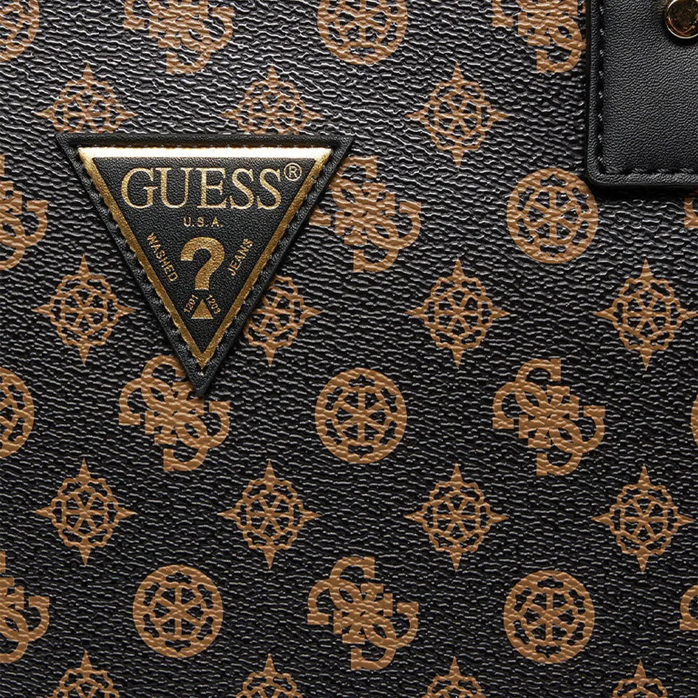 Borsone da Viaggio Donna a Mano GUESS Linea Wilder Colore Brown