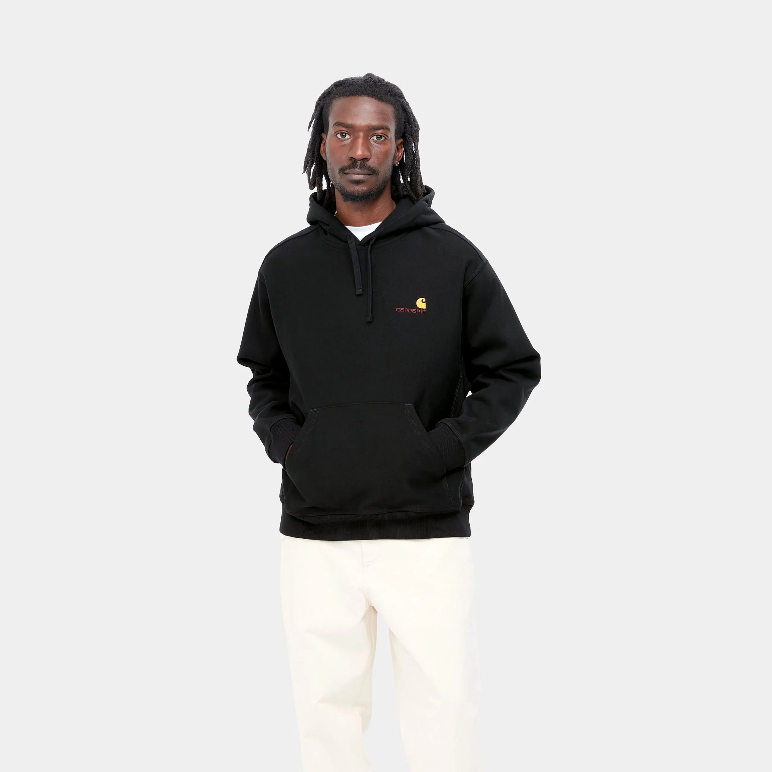 Carhartt Hoodie Hodded American Script Sweat 1028279 89 black 