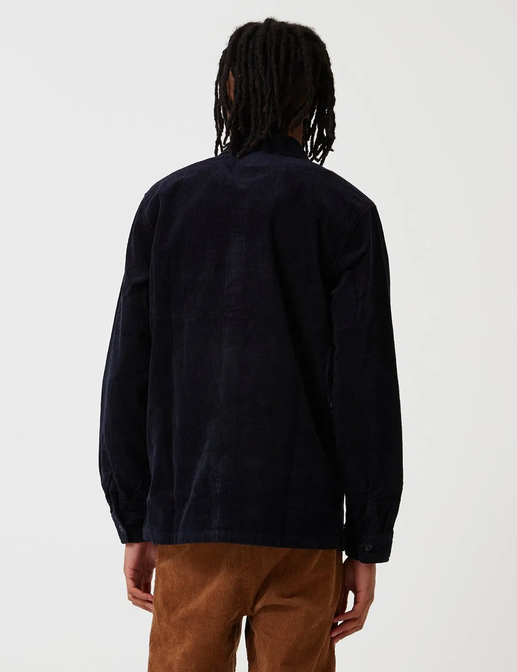 Carhartt-WIP Long Sleeve Swinton Shirt - Dark Navy Blue