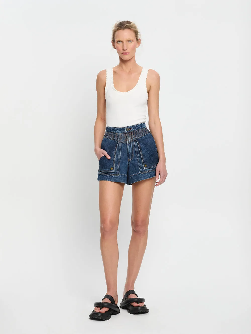 Celene Denim Short - Paloma