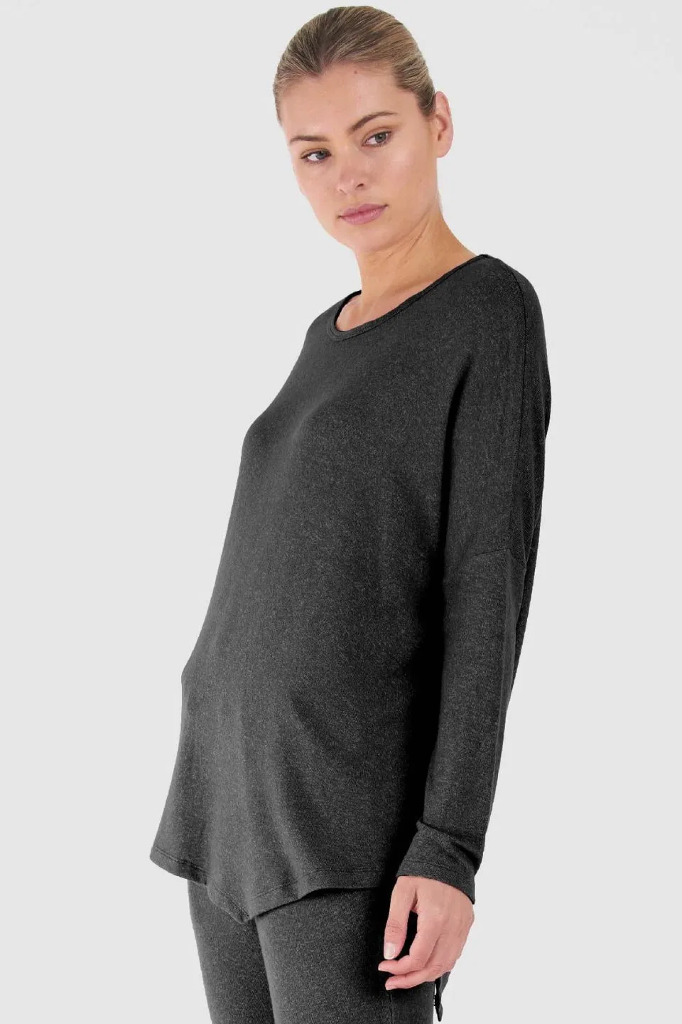 Darcy Super Soft Charcoal Top