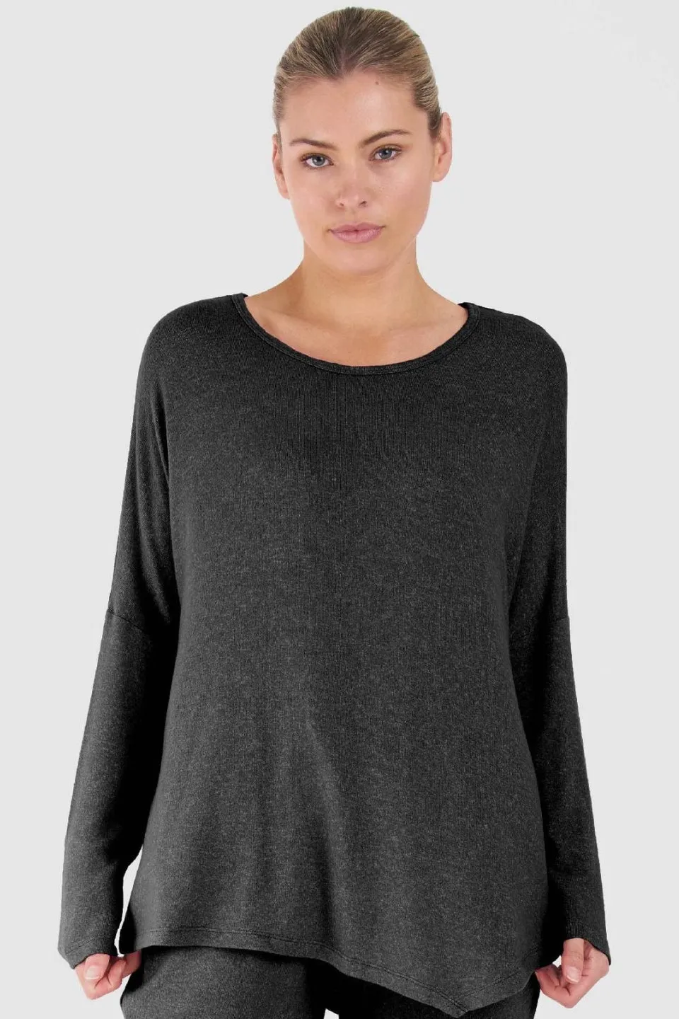 Darcy Super Soft Charcoal Top