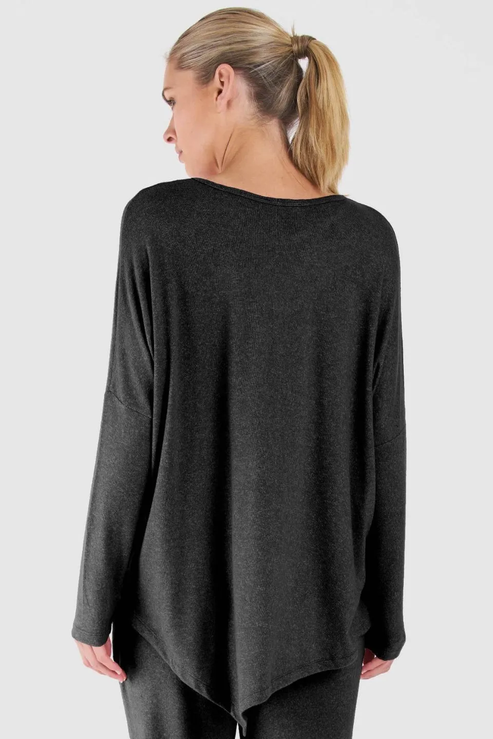 Darcy Super Soft Charcoal Top