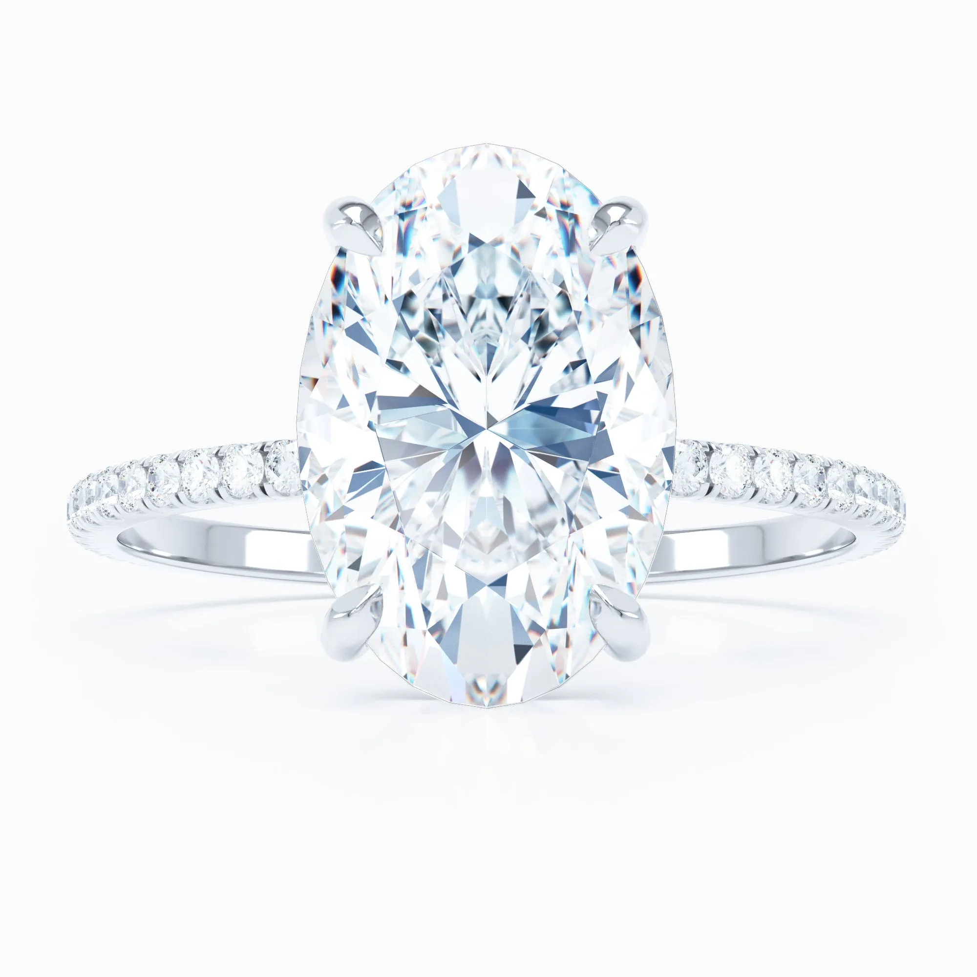 Delicate - Oval Engagement Ring