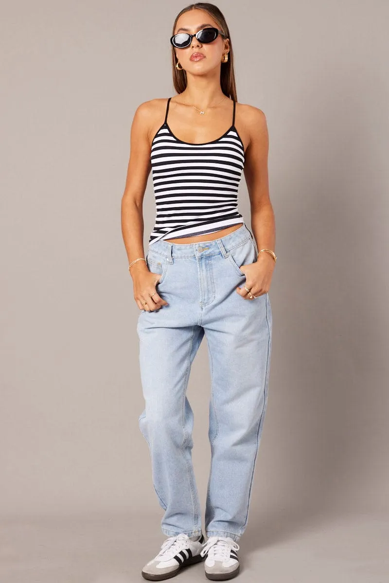 Denim Mom Jean High Rise