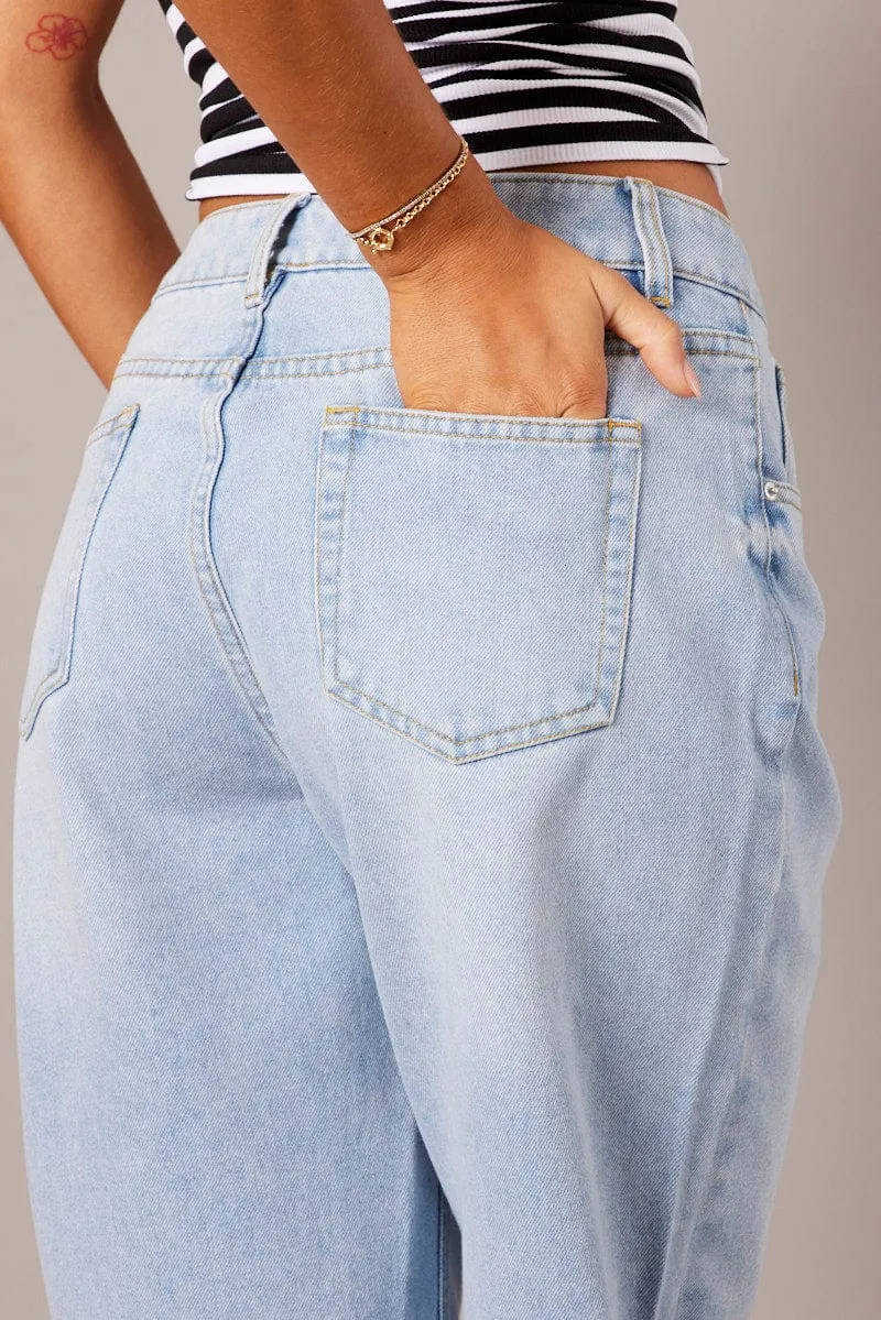 Denim Mom Jean High Rise