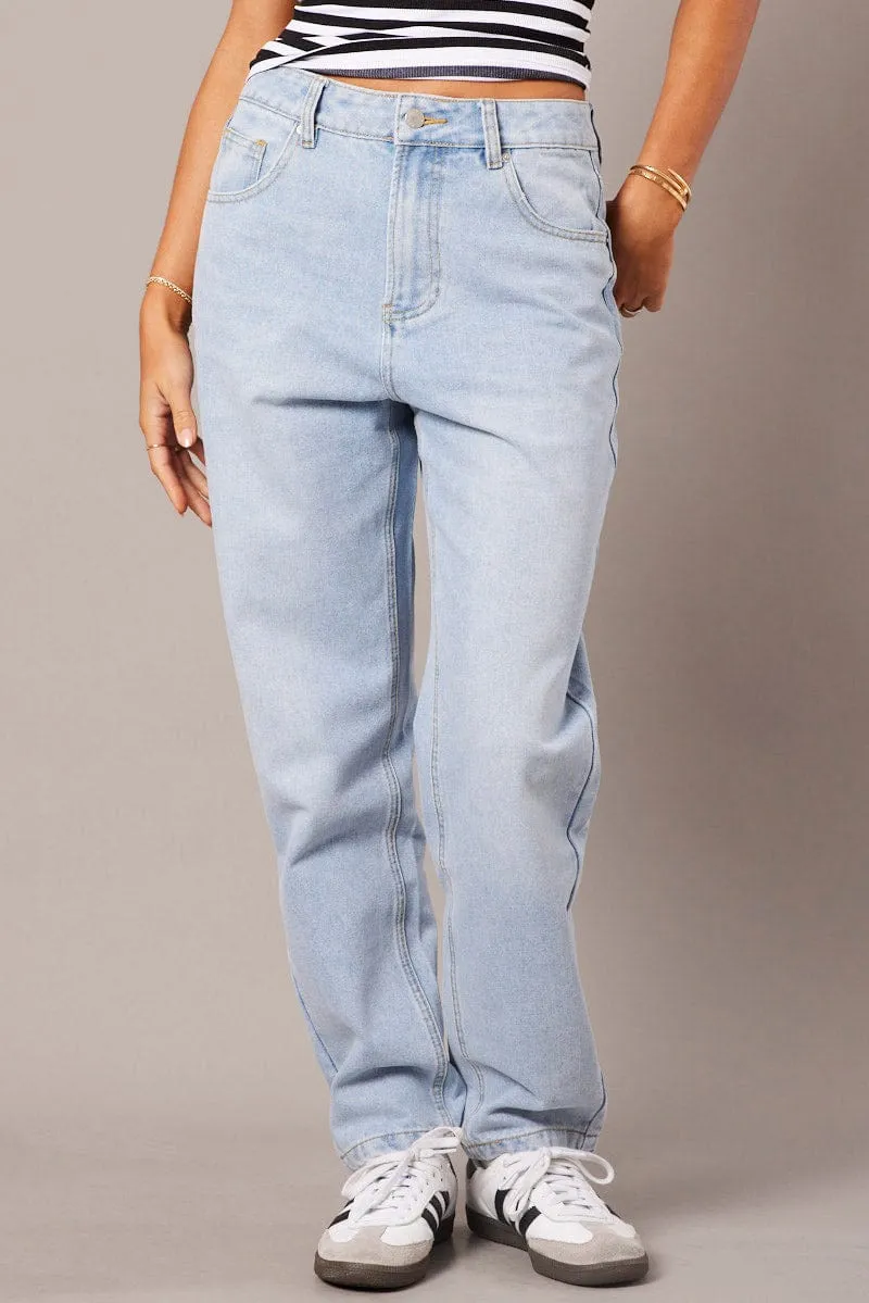 Denim Mom Jean High Rise