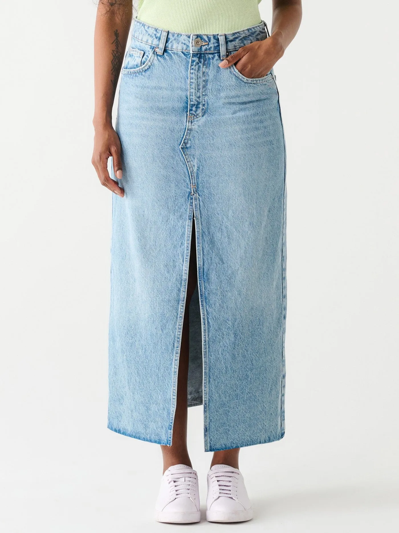 DEX Maxi Denim Skirt