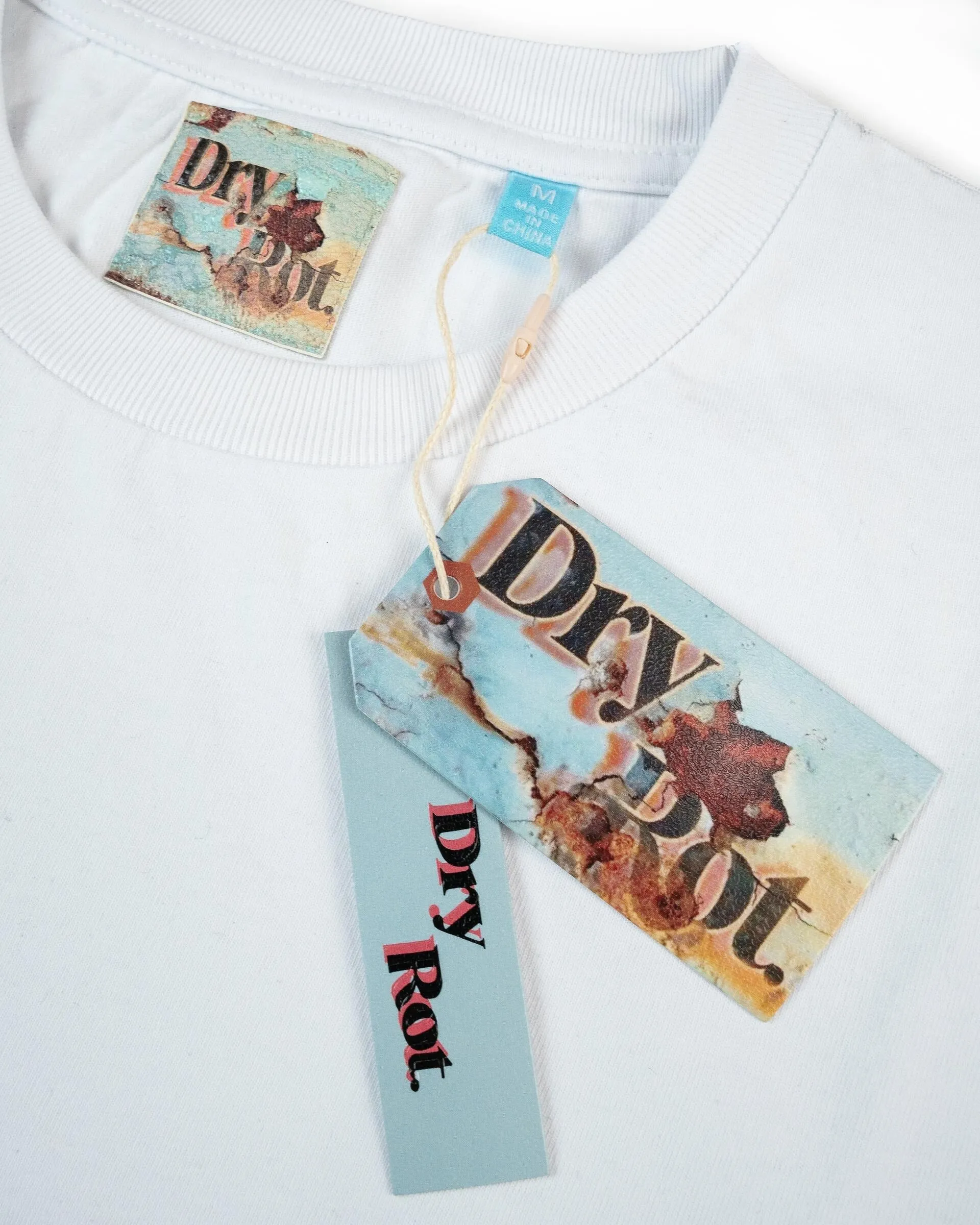 Dry Rot Classic Vintage Wash SS Tee - White