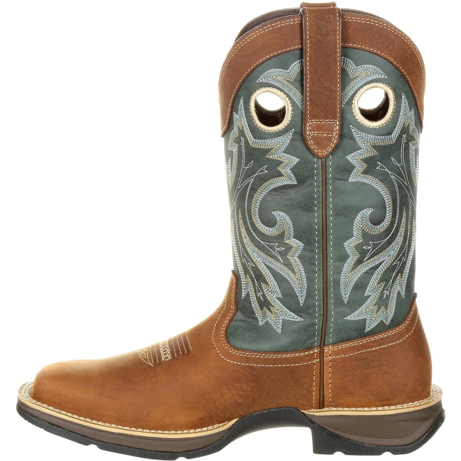 Durango Men's Rebel 12" Square Toe Pull-On Western Boot- Clover DDB0131