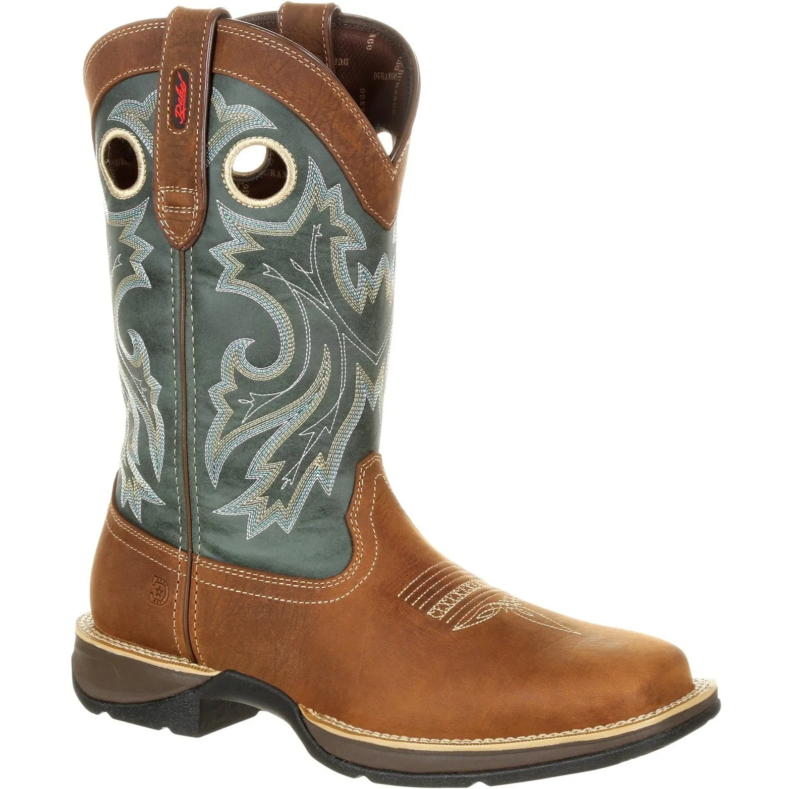 Durango Men's Rebel 12" Square Toe Pull-On Western Boot- Clover DDB0131