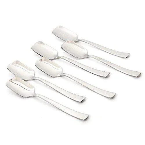 Embassy (Classic by Embassy) Ice-Cream Spoon, Pack of 6, Stainless Steel, 14 cm (Impress, 14 Gauge)