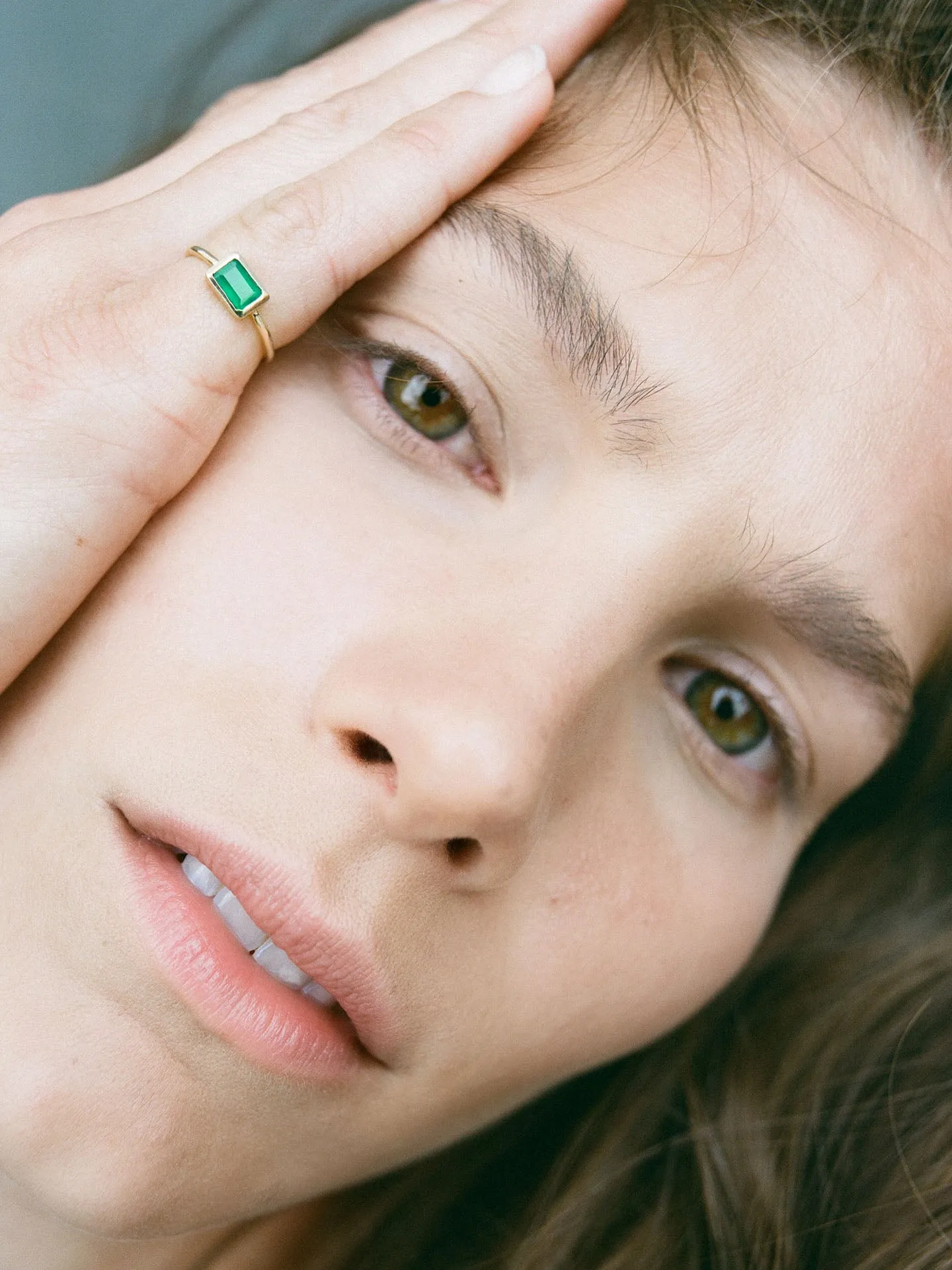 Emerald Cut Bezel Ring VI