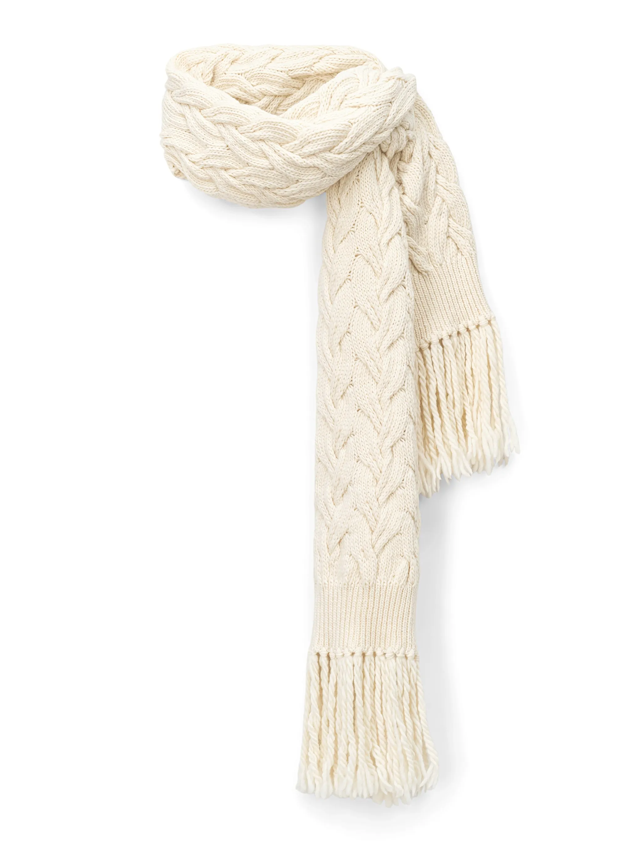 Emilia Wool Cable Scarf