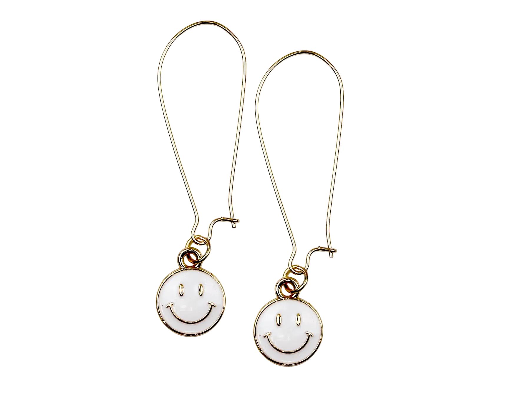 Erimish Smiley Face Dangle Earrings