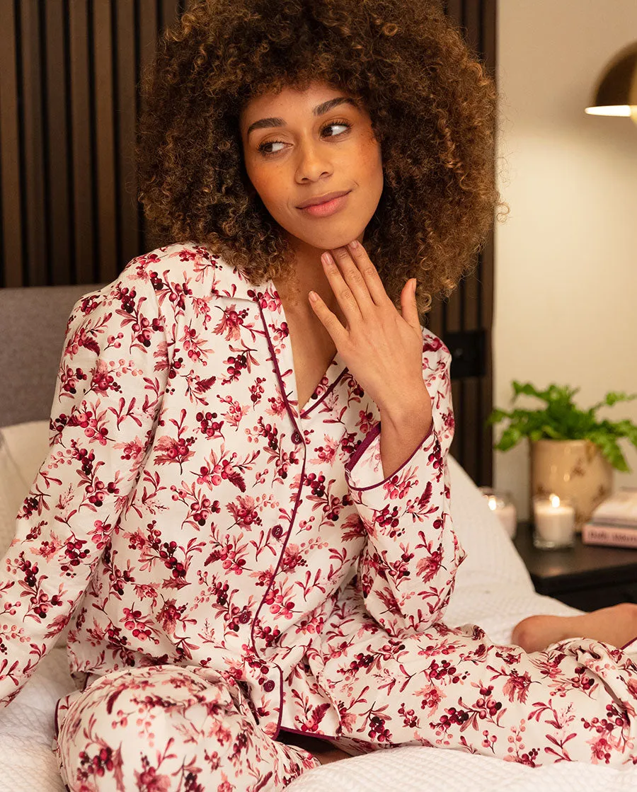 Eve Womens Berry Print Pyjama Set