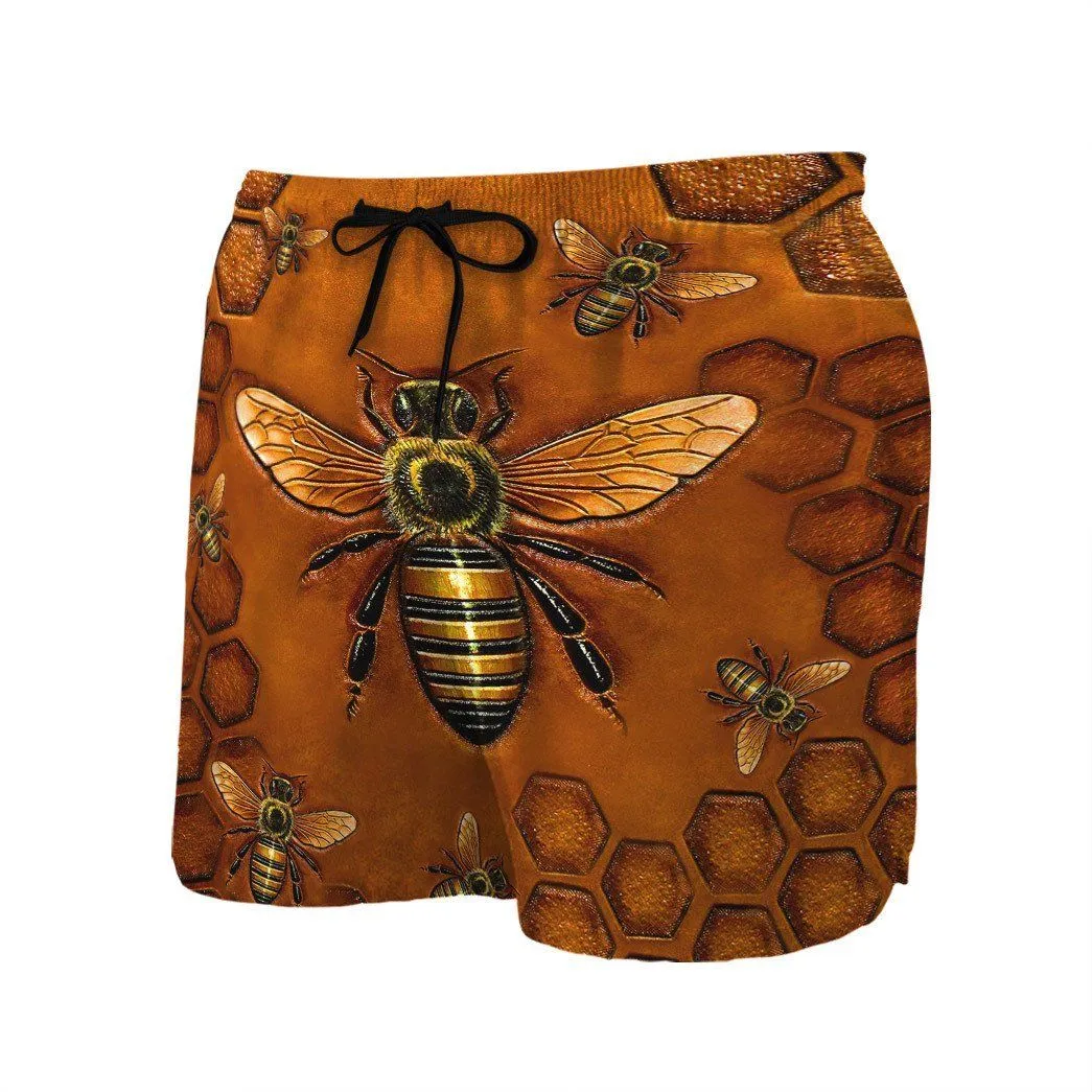 Gearhuman 3D Bee Beach Short