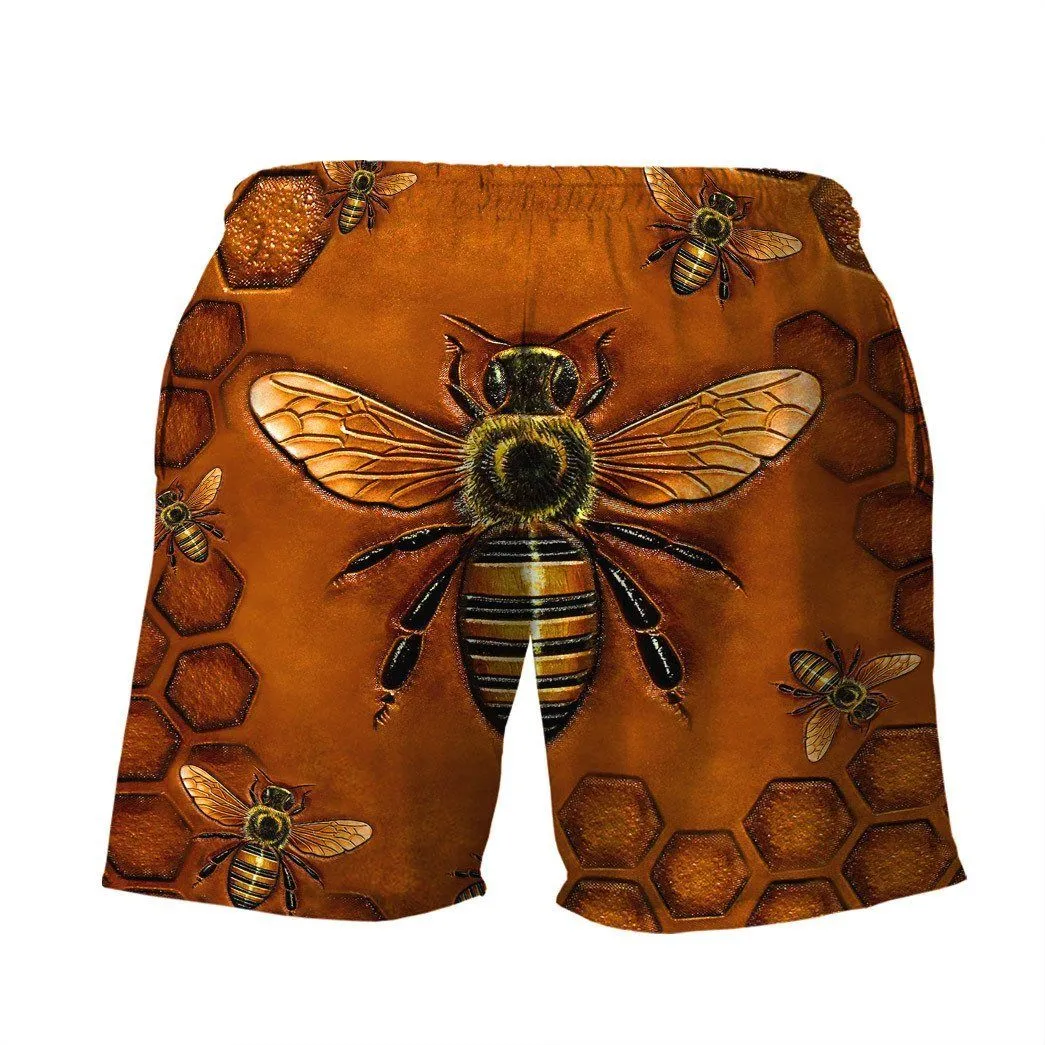 Gearhuman 3D Bee Beach Short