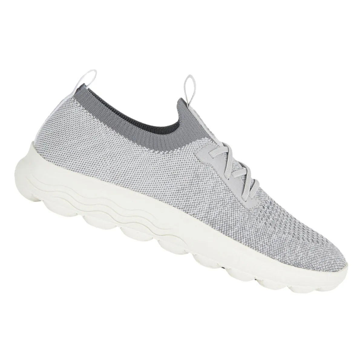 Geox Men's Spherica Knit Grey/Lt Grey