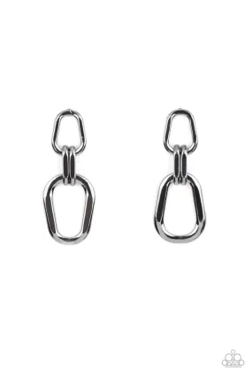 Harmonic Hardware - Black Post Earring