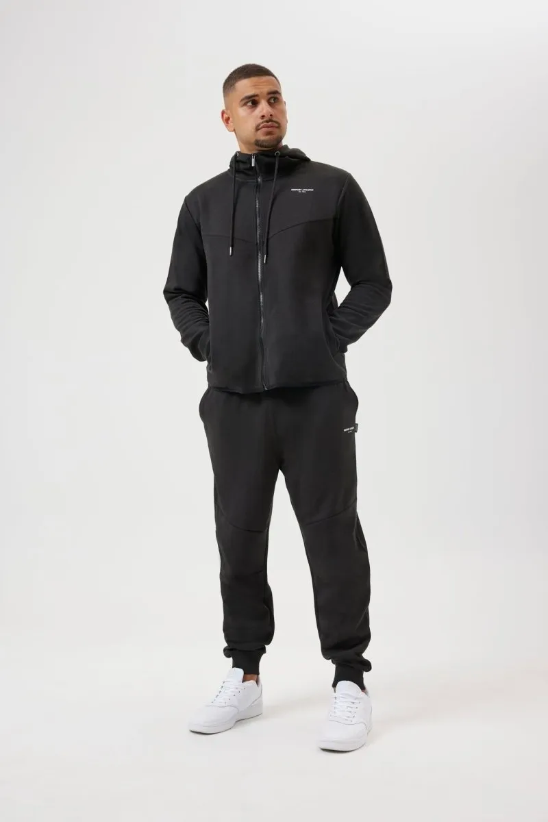 INSPORT MEN'S TEC FLEECE BLACK JACKET