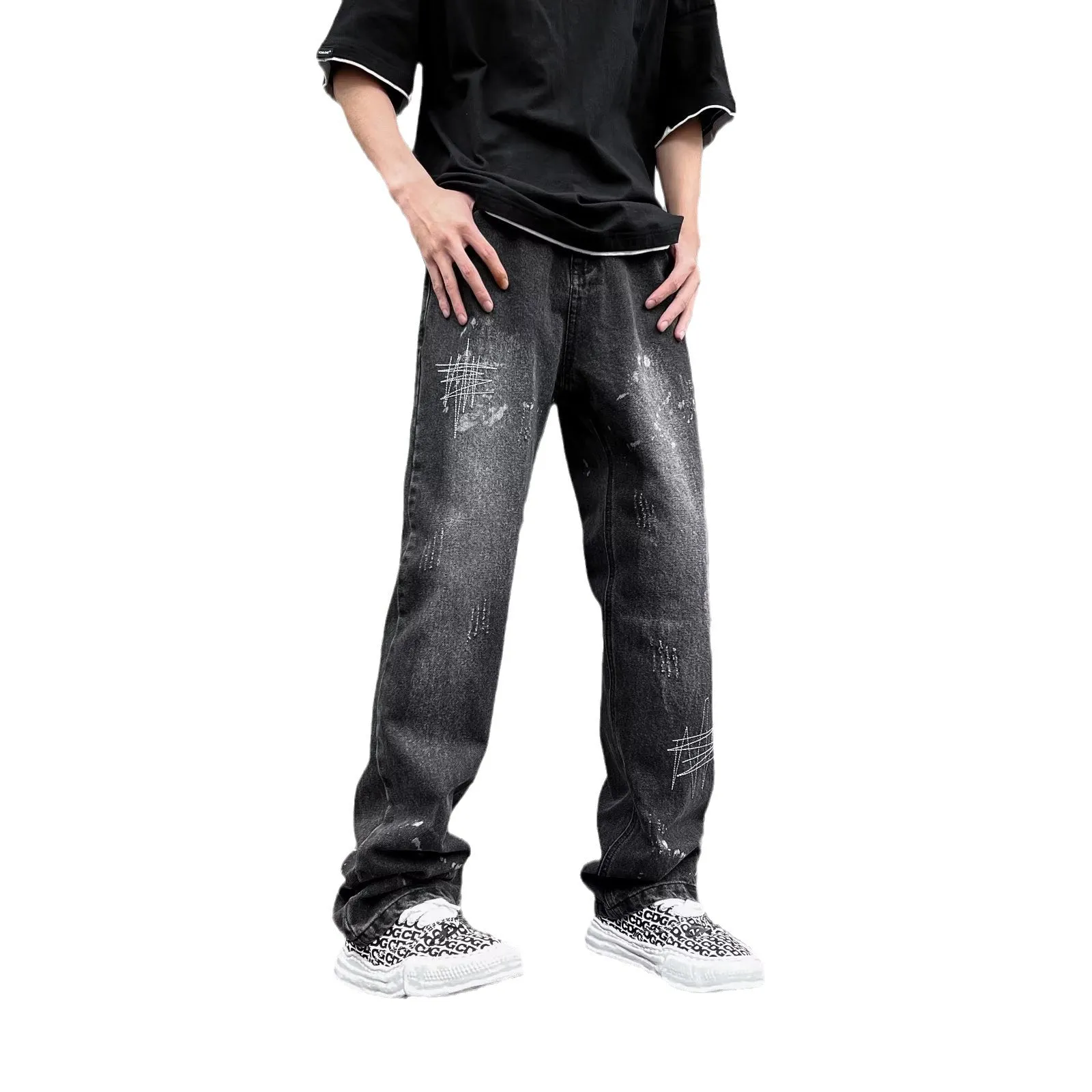 INSTOCK-Summer Thin Men's Retro Casual Straight Leg Pants For