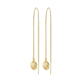 Jola Gold Plated Pull Through Earrings