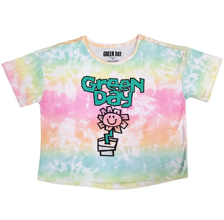 Jr Crop Top - Green Day