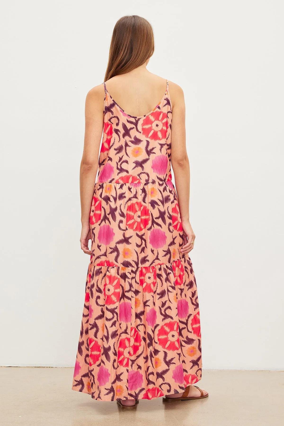 KATE PRINTED SILK COTTON VOILE TANK DRESS